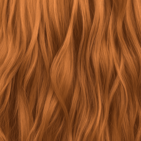 Aplique de Cabelo Fio Invisível Premium - Castanho Acobreado
