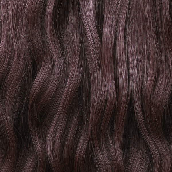 Aplique de Cabelo Fio Invisível Premium - Castanho Escuro com Avermelhado