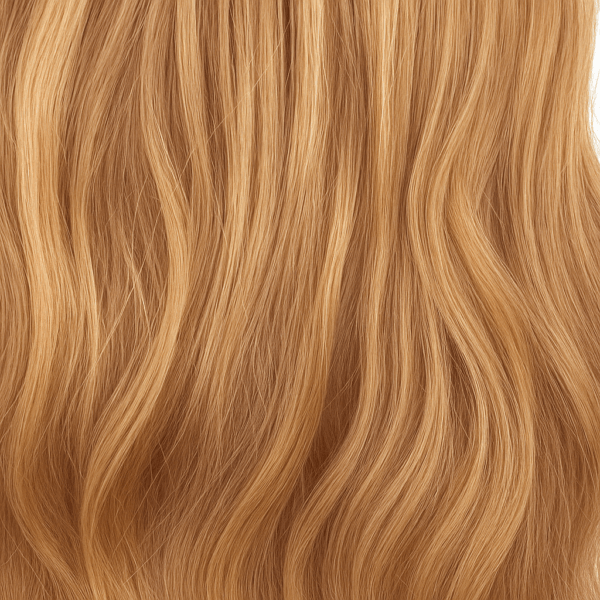 Aplique de Cabelo Fio Invisível Premium - Loiro Acobreado Claro