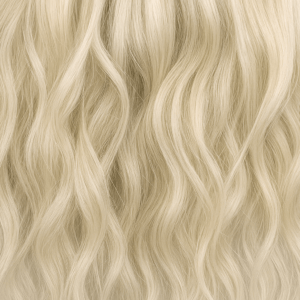 Aplique de Cabelo Fio Invisível Premium - Loiro Claro Acinzentado