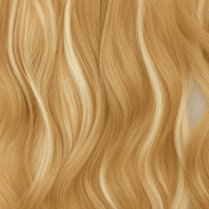 Aplique de Cabelo Fio Invisível Premium - Loiro Mel com Loiro Claro