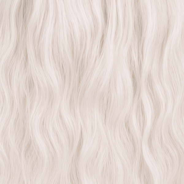 Aplique de Cabelo Fio Invisível Premium - Loiro Quase Branco (Platinado)