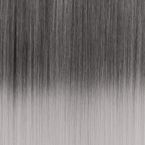 Aplique de Cabelo Fio Invisível Premium - Preto Natural com Degradê para Cinza e Loiro Platinado