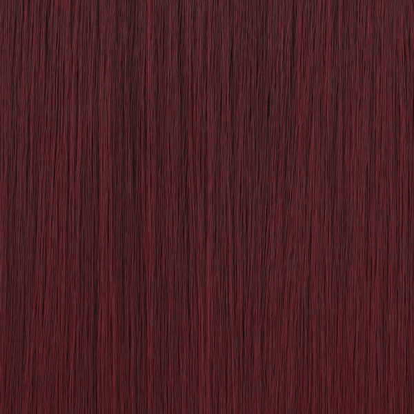 Aplique de Cabelo Fio Invisível Premium - Preto Natural com Vermelho Borgonha